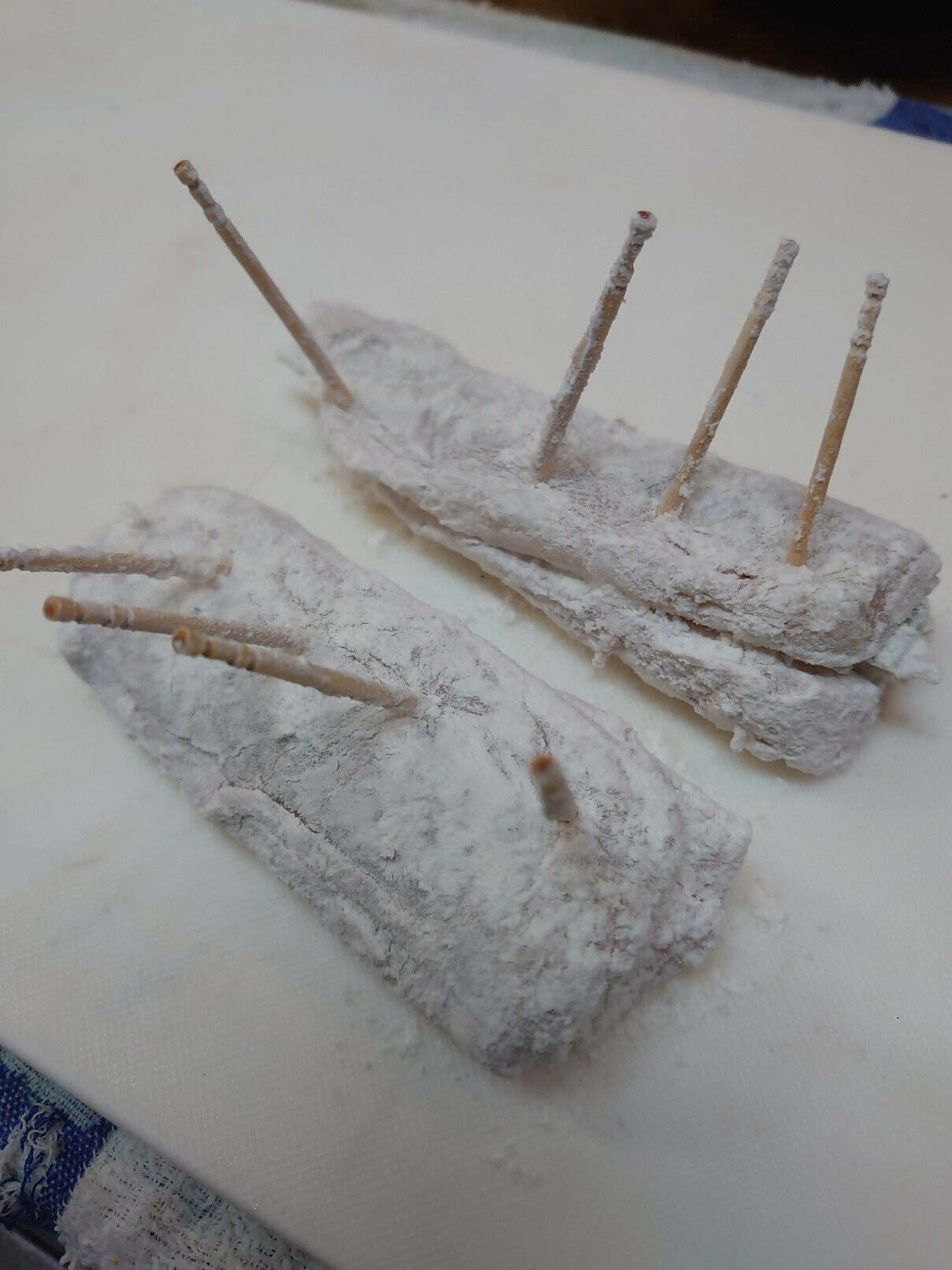 ③白ネギを巻く