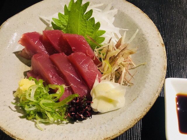 かつおの刺身