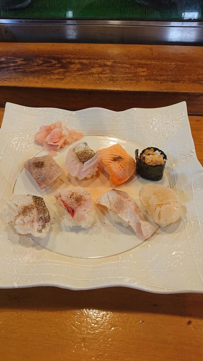 極上炙り寿司