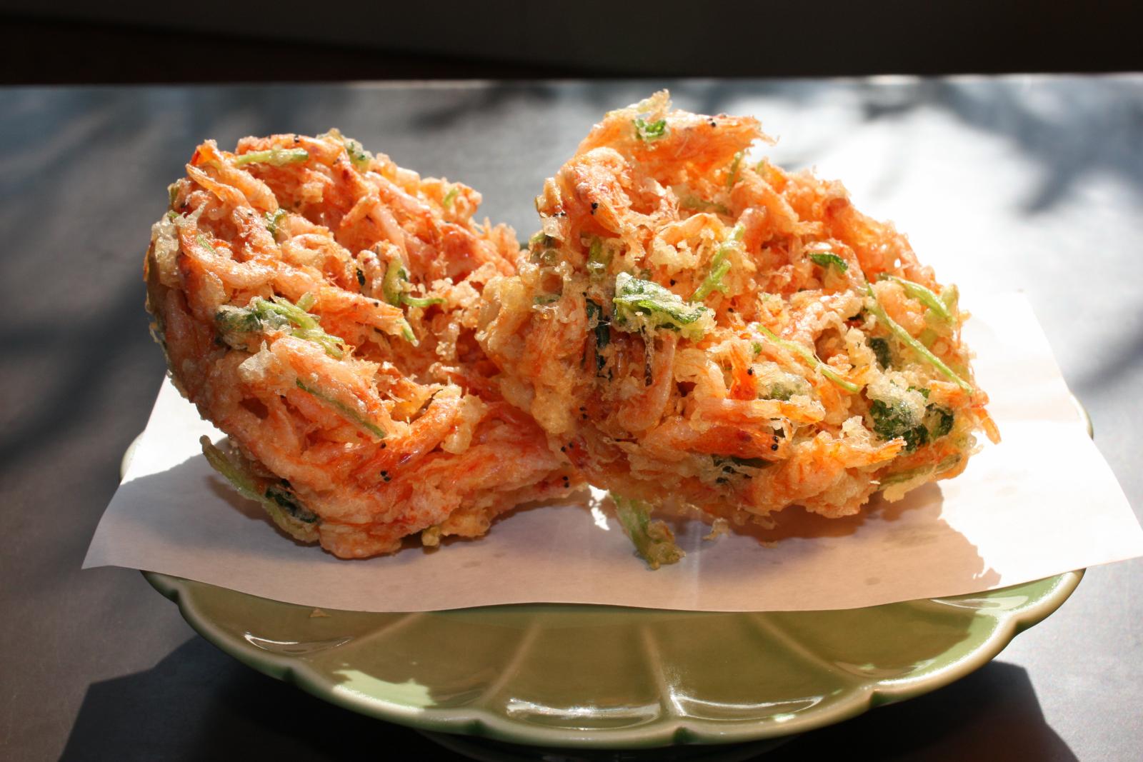 桜えびのかき揚げ