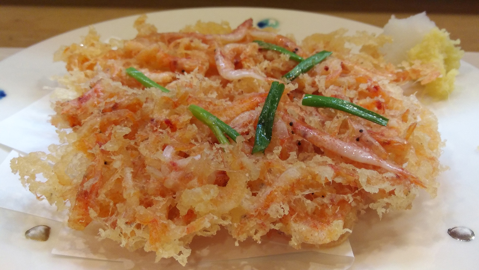 桜えびのかき揚げ